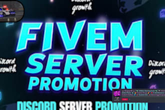 grow your fivem server, professional fivem server promotion