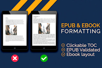 format your word doc or PDF into epub