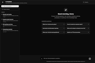 develop an ai chatbot or website support bot for you