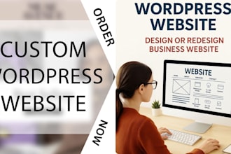 develop a professional wordpress business website in english or germany