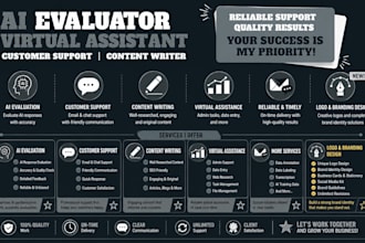 be your ai evaluator, customer support, logo designer