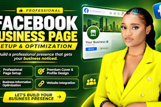 create and setup facebook business page