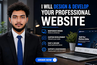 build website, website development, full stack developer