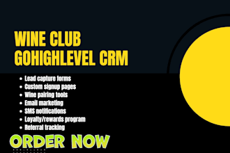 setup wine club crm wine suite winerycrm winehub vincreative commerce7 vin65 crm