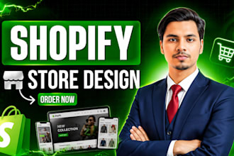 shopify store design, dropshipping store