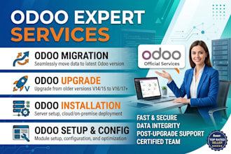 do odoo migration, upgrade, installation and setup