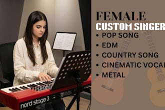 female country singer soulful rnb edm topline female singer songwriter