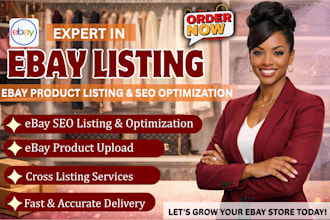 do ebay listing, ebay product listing, ebay SEO listing, ebay lister