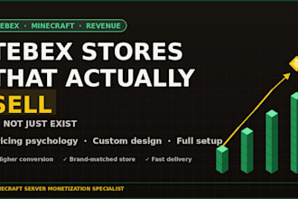 turn your tebex store into a premium minecraft sales machine