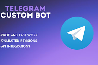 build an advanced telegram bot with API integration
