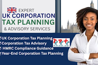 provide UK corporation tax planning, advisory, hmrc guidance and consultant