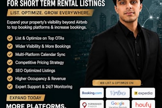 list and optimize your short term rental across multiple booking sites