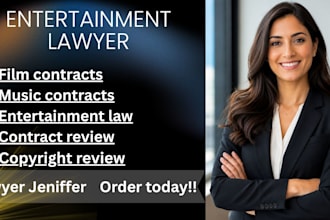 draft and review music film and entertainment contracts