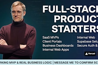 build a saas mvp dashboard or client portal with supabase