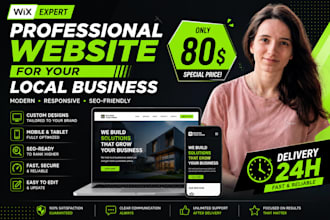 design a professional website for your local business