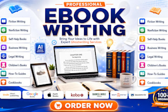 be ebook writer, amazon KDP ghost book writer, self help non fiction book writer