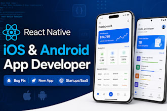 develop and fix react native ios android apps for startups