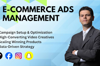 manage your tiktokand  meta ads ecommerce