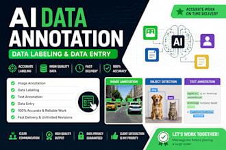 do ai data annotation, data labeling, and data entry