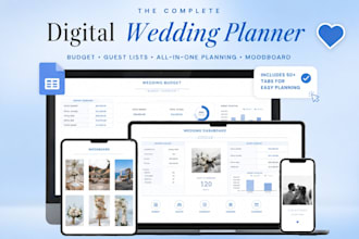 create wedding planner spreadsheet, wedding google sheet, event planner tracker