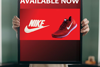 product banners and ad posters