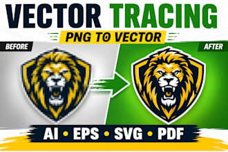 vectorize and recreate your logo