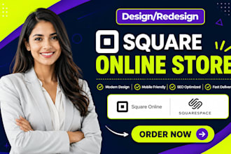 square website design square online store redesign squarespace expert design SEO