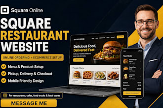 design redesign square restaurant online ordering website