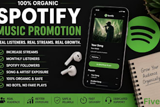organic spotify music promotion for long term fan growth