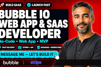 bubble io developer build bubble app bubble website ai no code saas mvp expert