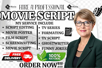 write movie script writing, screenwriting, screenplay, feature film script