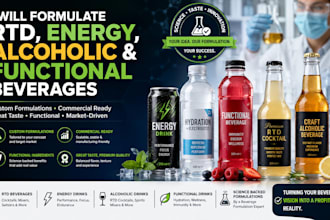 formulate rtd, energy, alcoholic and functional beverages