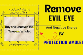 remove evil eye and negative energy with amulet