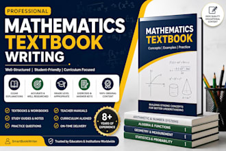 ghostwrite content for mathematics worksheet, journal, discrete math workbooks