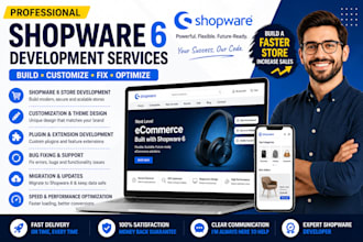 build customize design redesign fix shopware 6 store theme plugin migration