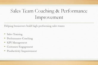 train your sales team improve performance