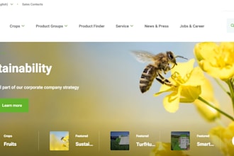 build farm management, farm website, cassava webapp