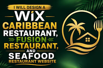 wix caribbean restaurant website fusion restaurant seafood restaurant website