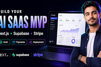 build your ai saas mvp with nextjs supabase and stripe