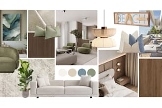 create an interior design moodboard
