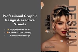 create professional graphic designs and creative visuals