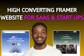 design framer website that converts for saas and start up