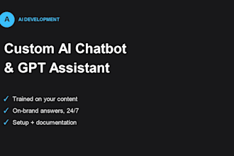 build a custom ai chatbot and gpt assistant for your business