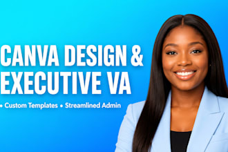 be your social media manager and canva virtual assistance