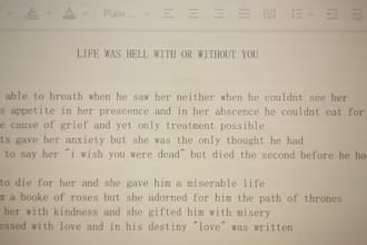 write creative content,original quotes and poems