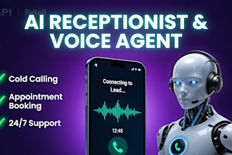 build ai receptionist ai voice agent for cold calling appointment booking