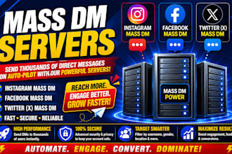 do instagram mass dm facebook mass dm twitter mass dm telegram mass dm outreach