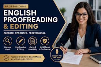 proofread and rewrite your text into clear, natural english