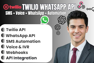 setup twilio API whatsapp API SMS automation IVR n8n integration