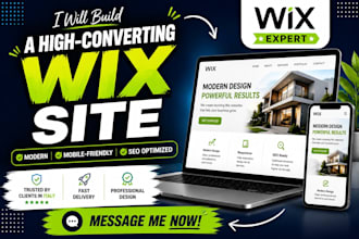 design, redesign, and develop a professional wix website